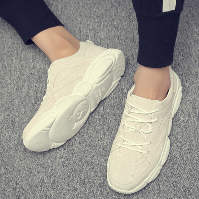 

Mens shoes summer 2019 new leather breathable casual shoes ins super fire shoes trend small white shoes mens shoes