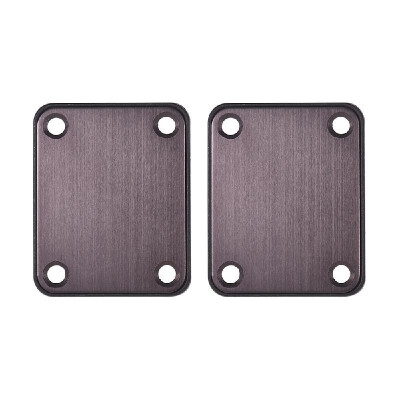 

Guitar Neck Plates Aluminum Alloy Neckplate with Screws&Plastic Back Board Guitar Parts for Electric Guitar Cigar Box Guitar R