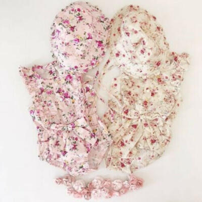 

Newborn Infant Baby Girls Clothes Floral Romper Jumpsuit Bodysuit Outfit Sunsuit