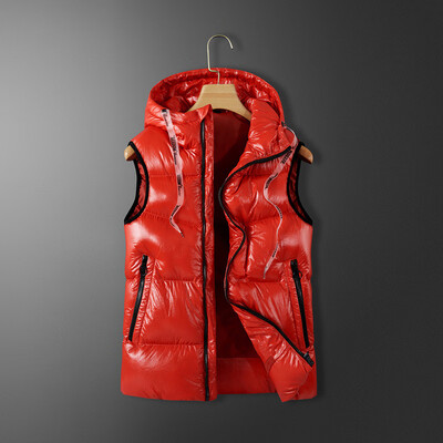 

Electric Heating Hooded Vest 3 Modes Temp Control Heated Coat Jacket 10000mAh