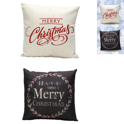 

Siaonvr 2PCS Linen Square Throw Flax Pillow Case Decorative Cushion Pillow Cover