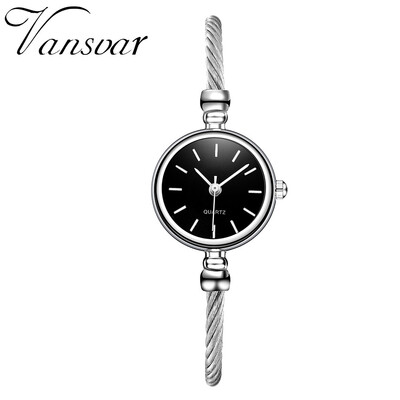 

Vansvar Luxury Women Bracelet Watches Casual Quartz Stainless Steel Bracelet Watch Wrist Watch Relogio Luxe Femmes Montres 533