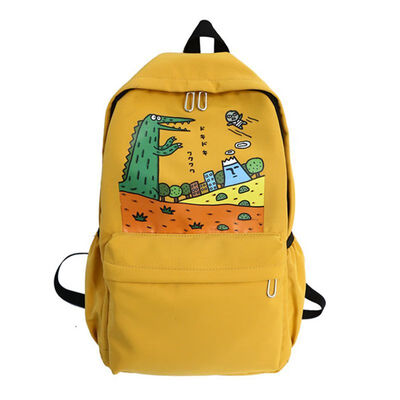 

Japanese ancient feeling girl schoolbag Korean version high school student nylon cloth backpack campus double shoulder bag female