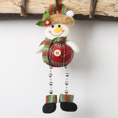 

〖Follure〗Christmas Tree Ornament Doll Hanging Snowman Santa Claus Door Window Decoration