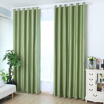 

Cotton Linen Blackout Shading Window Curtains for Living Room Bedroom