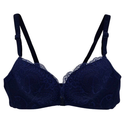 

Underwear Bra Push Up Sexy Bra Front Closure Thick Cup Summer Lace Comfortable underwire Woman Adjusted-straps