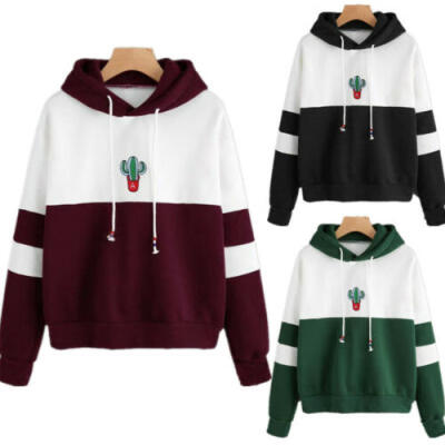 

Womens Winter Long-Sleeved Warm Hooded Pullover Sweatshirt Hooded Sweater Coat