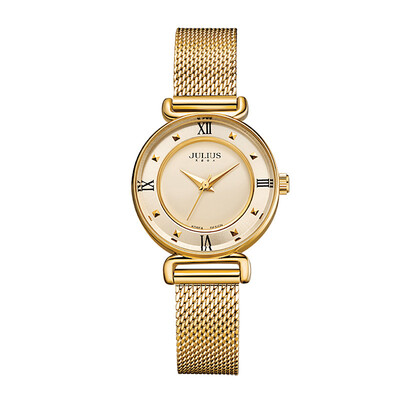 

Watch female students fashion steel band female watches Korean version of simple leisure atmosphere waterproof quartz watches