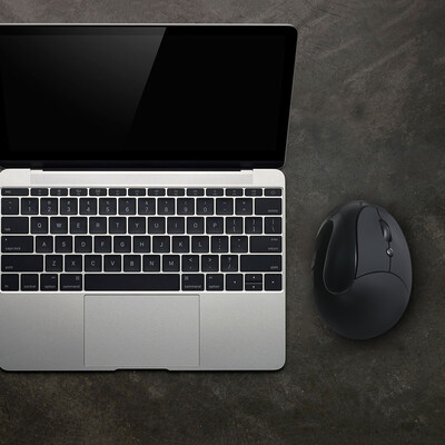 

Optical Vertical Mouse Ergonomic Wired Mouse USB Mice 5 Button for PC LaptopWhite