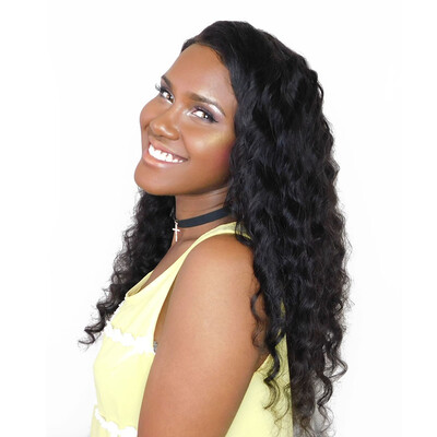 

Dolago Full Lace Human Hair Wig Malaysian Loose Wave 130 Density Wig Pre Plucked Front With Baby Hair Black For Women