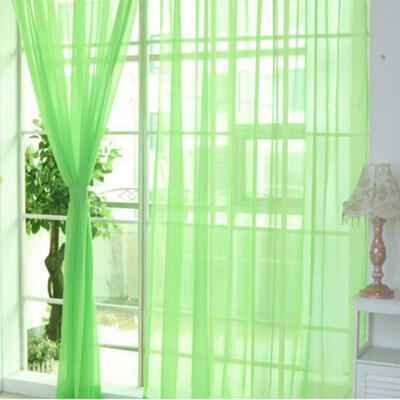 

Solid Mesh Curtain Decorative Mesh Net Curtain For Home Hotel 1 Panel