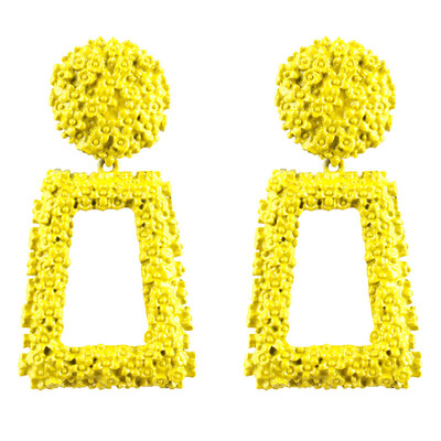 

Solememo ZA New Arrivals Big Square Rhinestone Drop Earrings Fashion Punk Geometric Dangle Earrings Women Jewelry Wholesale