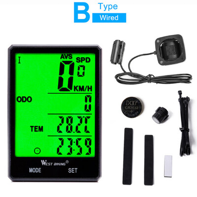 

Bike Bicycle Cycle Computer Odometer Wireless Speedometer Waterproof Stopwatch