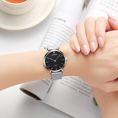 

Caseton authentic new ultra-thin watches fashion womens watches minimalist ladies steel waterproof student quartz watches