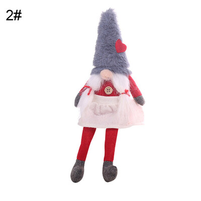 

Christmas Decor Cute Gnome Tomte Dwarf Santa Elf Plush Toy Home Table Ornament