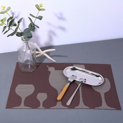 

Toponeto Placemat With Compatible Crossweave Insulation Placemat Washable Table Mats Set