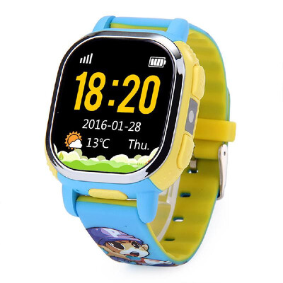 

American Version Tencent PQ708 QQWatch 2G GSM IP65 Water-reisitant Kids Smart Watch Phone Mini GPS LBS locator Tracker 122 Inches