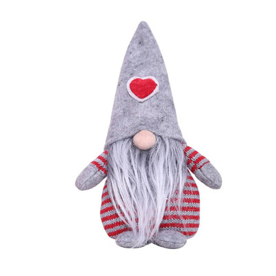 

New Hot Christmas Handmade Table Decor Dolls Non-Woven Hat Santa Figurines Ornament Holiday