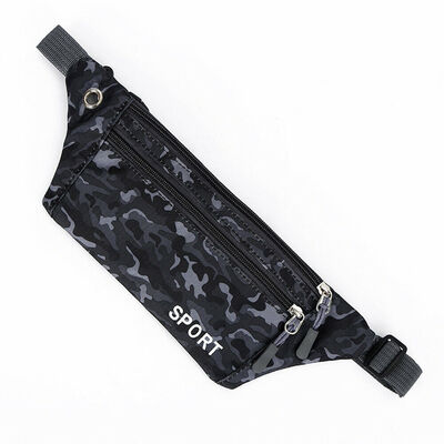 

2019 New Style Print Waterproof Waist Packs Female Camouflage Tactics Fanny Pack Camping Sport Hiking Zipper Bag