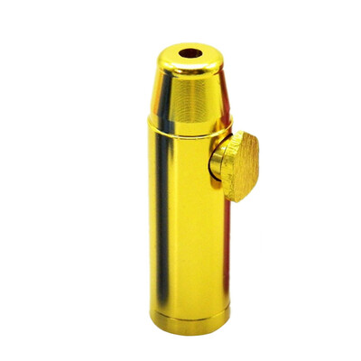 

〖Follure〗Random Metal Bullet Shaped Snuff Design Sniffer Mini Smoking Nose Pipe New