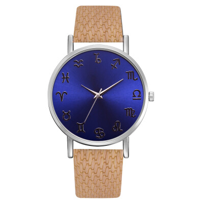 

Business Women Watches Symbolic Character Dial Ladies Quartz Wristwatch Casual Leather Strap Clock Lvpai Top Zegarki Damskie