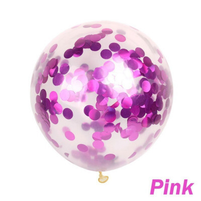 

New Hot 5pcs 12inch Multicolor Confetti Balloon Party Wedding Decoration Christmas Balloons Decoration Birthday Balloon for Kids