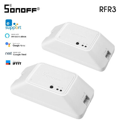 

SONOFF RFR3 WIFI DIY Smart Switch 433MHz RF Control Timer Light Controller APP Wireless Remote Control Home Module Work with Alexa