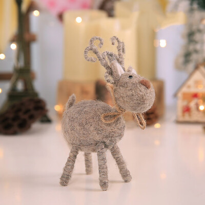 

Tailored Christmas Toys Sled Snowman Elk Shape Portable Cartoon Deer Pattern Snowman