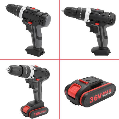 

Multifunctional Electric Impact Cordless Drill High-power Lithium Battery Wireless Rechargeable Hand Drills Home DIY Electric Powe