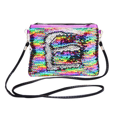 

Fashion Teenage Girls Clutch Sequins Shoulder Bags Handbag Messenger Bag