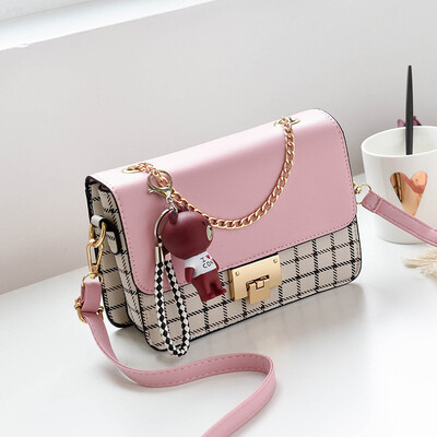 

2019 spring new casual womens bag fashion small square bag shoulder Messenger bag small bag wholesale