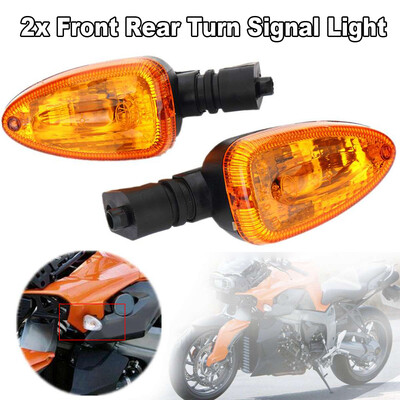 

2Pcs Car Front Rear Turn Signal Light Lamp Yellow Fit For BMW F 650GS 2008-2012