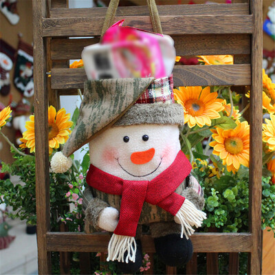 

〖Follure〗Christmas Gift Bag Santa Claus Snowman Elk Tree Decoration Ornament Decors