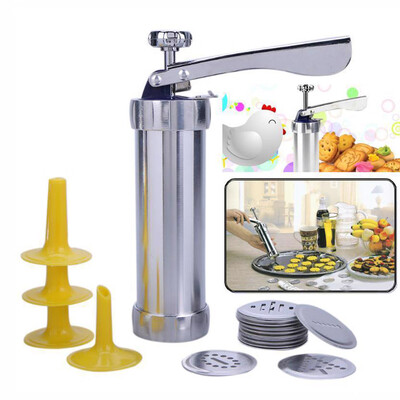 

Siaonvr Biscuit Maker Cookies Press Cake Decorator Pump Machine Kit Icing Syringe