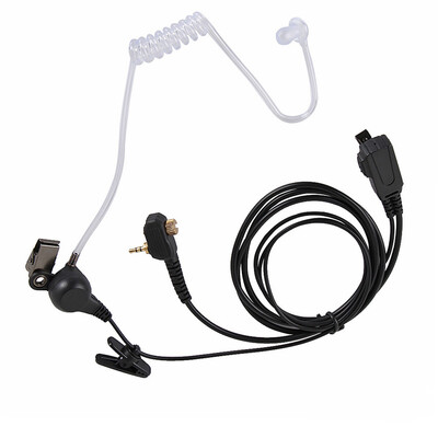 

Duarble HF Transceiver Earpiece Replacement for MTH850 MTP850 Earphone Air Tube Earpiece PTT Radio Headset