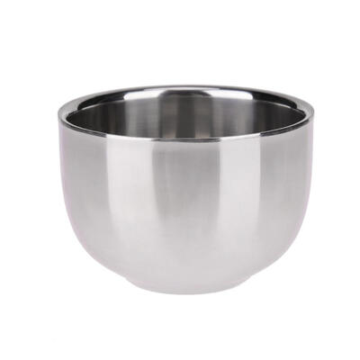 

Double Layer Stainless Steel Men Shaving Bowl Soap Mug Bowl Barber Tea Cup