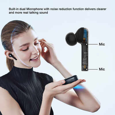 

Honor Flypods Lite Wireless Earphone TWS Bluetooth 42 Hi-Fi Waterproof IP54 Tap Control Hands-free Mic
