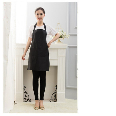 

Solid color waterproof aprons Fashion neutral apron Home cleaning kitchen Multicolor optional