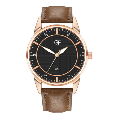 

Gobestart Hot Man Leather Watch Whatever Late Anyway Letter Watches New Pointer glow