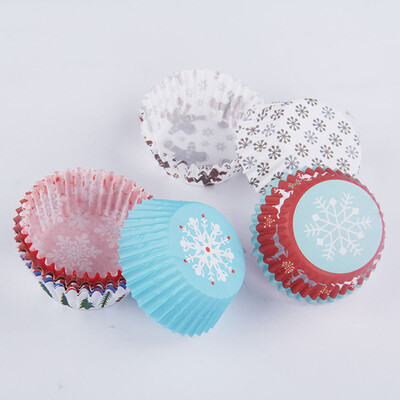

Gobestart 150pcsset Cut Christmas Birthday Cake Decorating Tools Paper Muffin Cupcake Baking