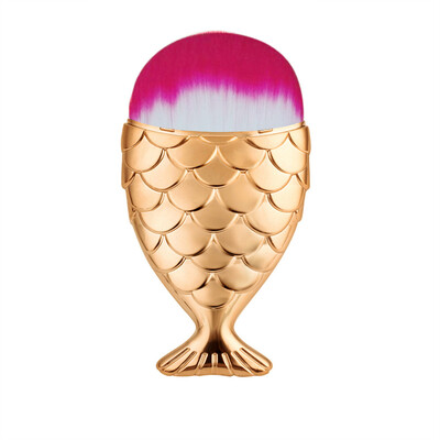 

〖Follure〗Fish Scale Makeup Brush Fishtail Bottom Brush Powder Blush Makeup Cosmetic Brush