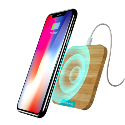 

Wofalo 75W Fast Wireless Charger For iPhone XXR8 Plus Bamboo Qi Quick Charging Pad For Samsung Galaxy S9S9 PlusS8Note 8