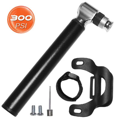 

300 PSI Mini Bike Pump High Pressure Shock Pump For Presta&Schrader Valve