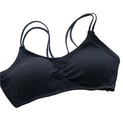 

Sexy Padded Backless Bra Fashion Back Cross Straps Hollow Beauty Back Tube Top Bra Underwear