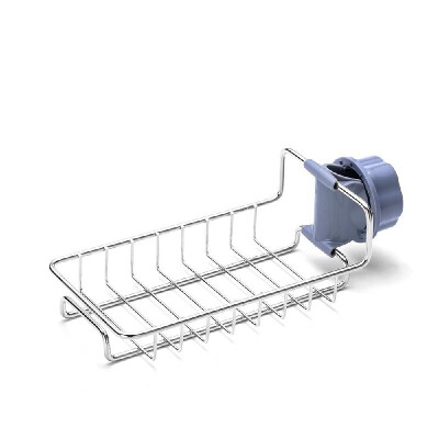 

Faucet Rack Stainless Steel Hollow Ventilation Free Punching Kitchen Sink Storage Rack