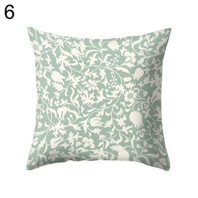 

Fresh Flower Stripe Dot Square Throw Pillow Case Cushion Cover Bedding Articles