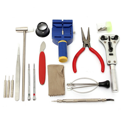 

17 pcsset Waterproof Watch Back Case Opener Hands Lifter Remover Watch Repairing Opening Tools Kit