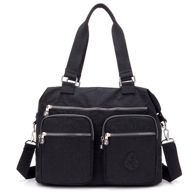 

Single shoulder bag large bag Oxford cloth bag single shoulder slant bag large capacity waterproof nylon canvas bag mother ba