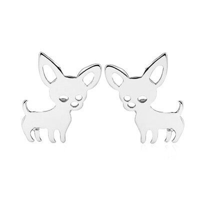 

1 Pair New Style Stud earrings 3 colors deer earrings tiny delicate earring Women girl jewelry Best Gift