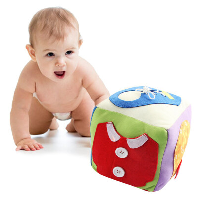 

YIWULABaby Toys Cloth Building Blocks Rattle Soft Play Cubes Early Educational